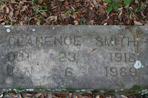 Clarence Smith Gravestone Photo