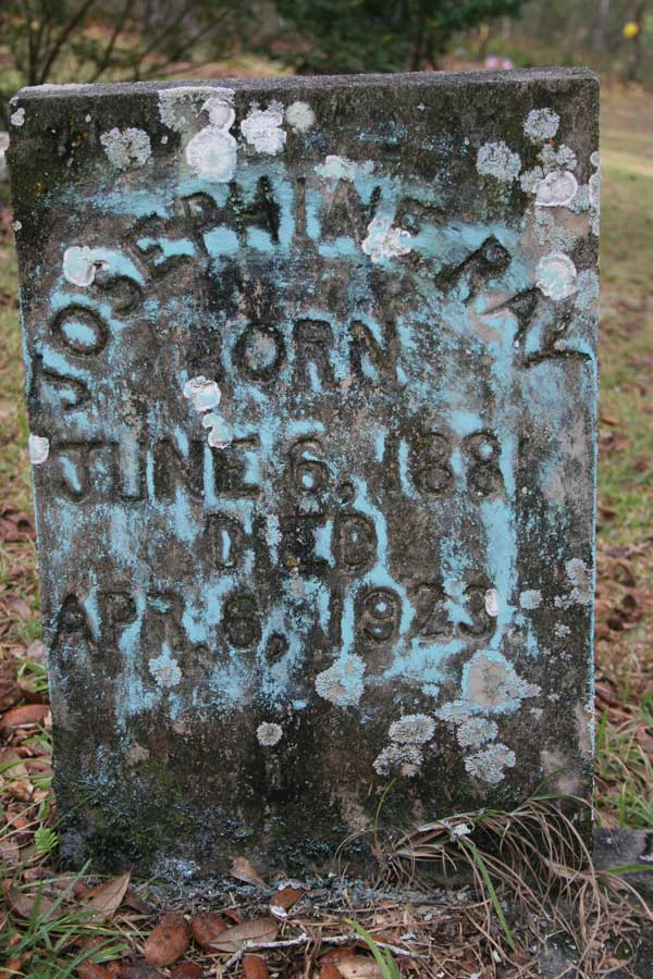 Josephine Ray Gravestone Photo