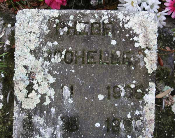 Phebe Rochelle Gravestone Photo