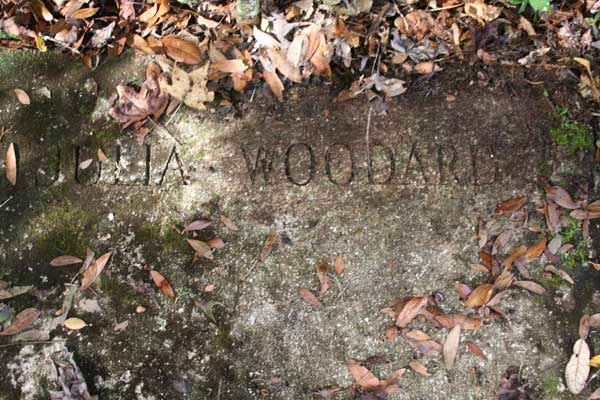 Julia Woodard Gravestone Photo