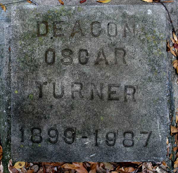 Oscar Turner Gravestone Photo
