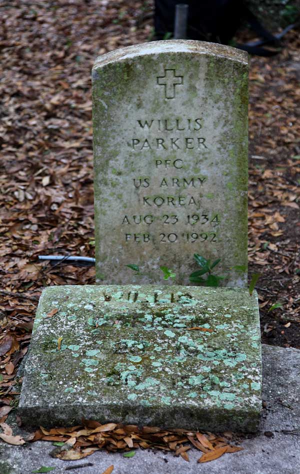 Willis Parker Gravestone Photo