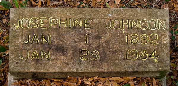 Josephine Johnson Gravestone Photo