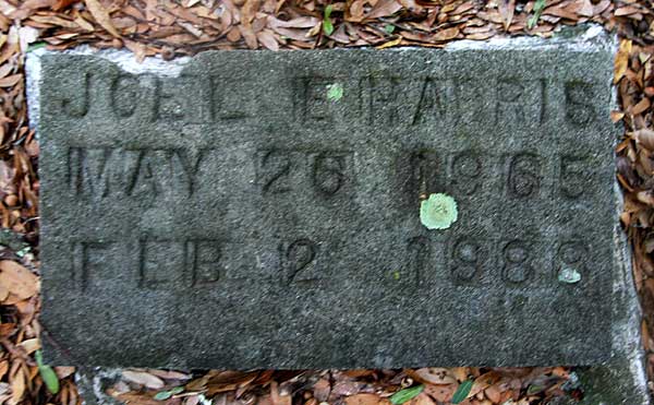 Joel E. Harris Gravestone Photo