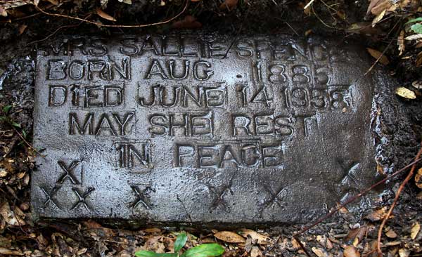 Sallie Spencer Gravestone Photo