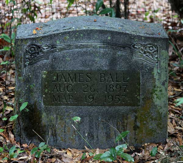 James Ball Gravestone Photo