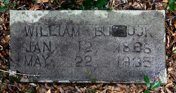 William Bullock Gravestone Photo