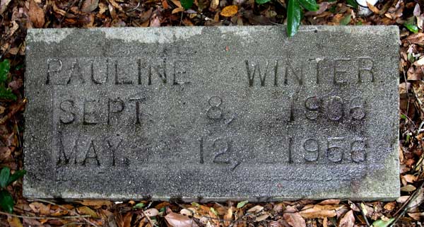 Pauline Winter Gravestone Photo