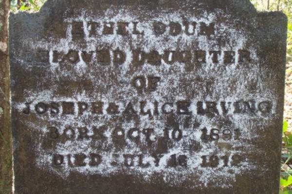 Ethel Odum Gravestone Photo