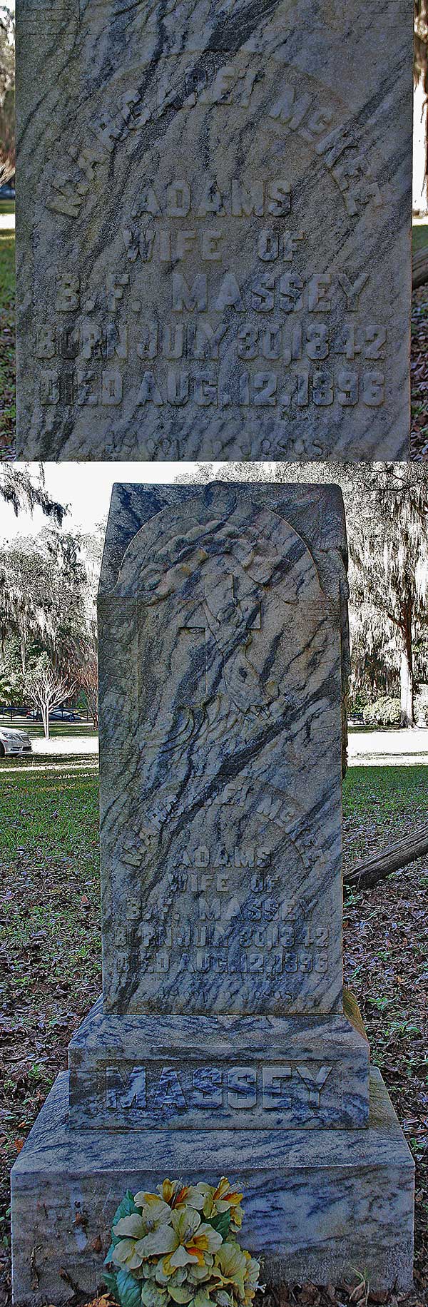 Margaret McKee Adams Massey Gravestone Photo