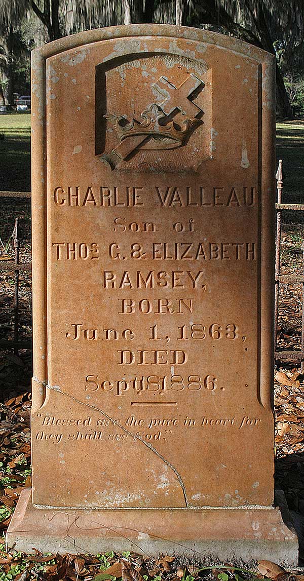 Charlie Valleau Ramsey Gravestone Photo