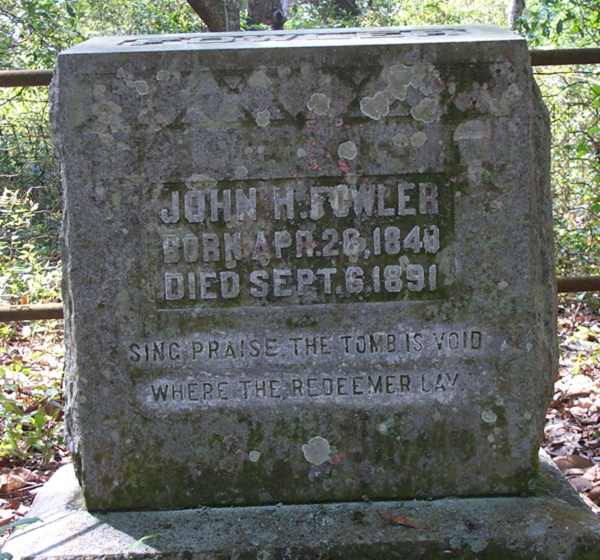 John H. Fowler Gravestone Photo