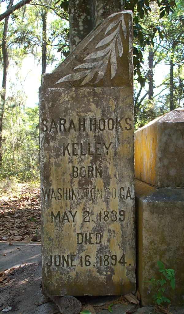 Sarah Hooks Kelley Gravestone Photo