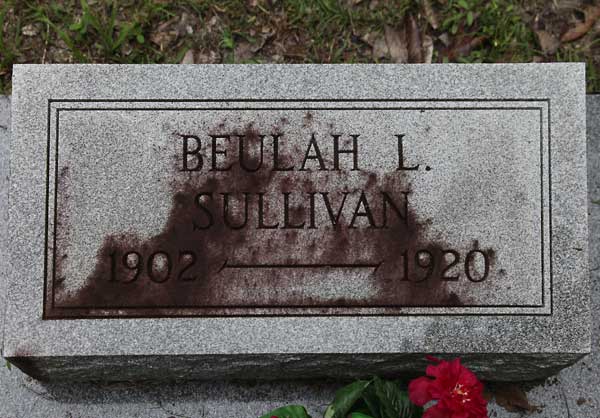 Beulah L. Sullivan Gravestone Photo