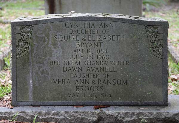 Cynthia Ann Bryant & Dawn Avanell Brooks Gravestone Photo