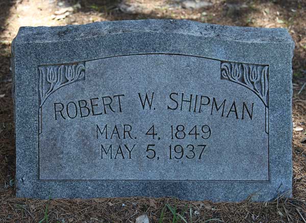 Robert W. Shipman Gravestone Photo