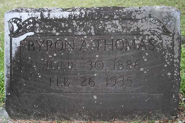 Byron A. Thomas Gravestone Photo
