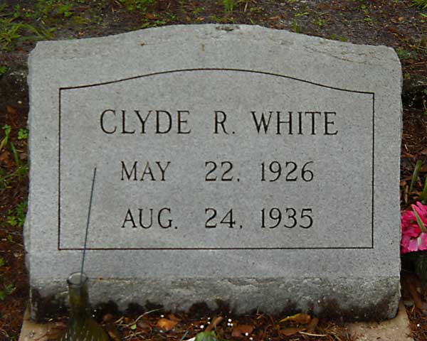 Clyde R. White Gravestone Photo