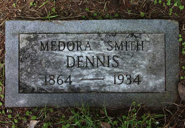 Medora Smith Dennis Gravestone Photo