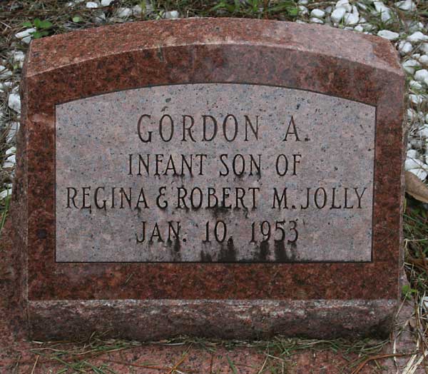 Gordon A. Jolly Gravestone Photo