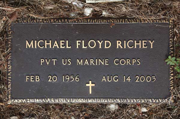 Michael Floyd Richey Gravestone Photo