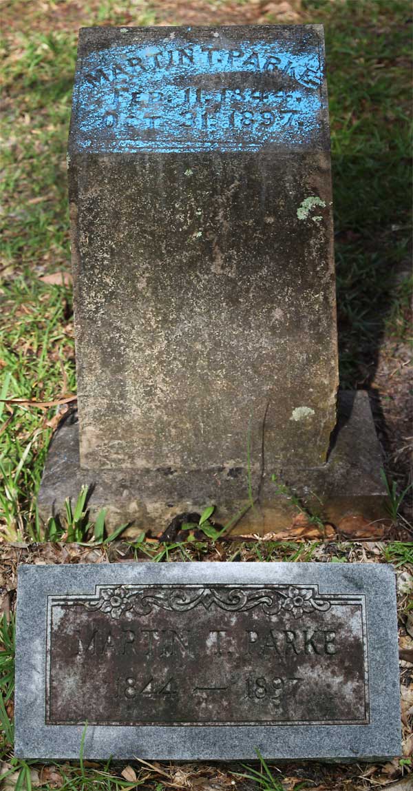 Martin T. Parke Gravestone Photo