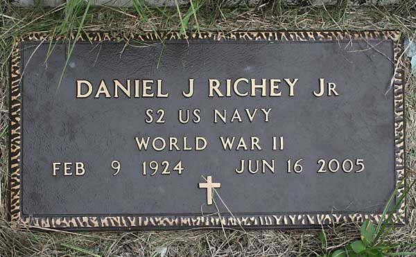 Daniel J. Richey Gravestone Photo
