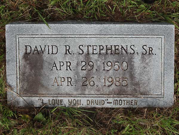 David R. Stephens Gravestone Photo