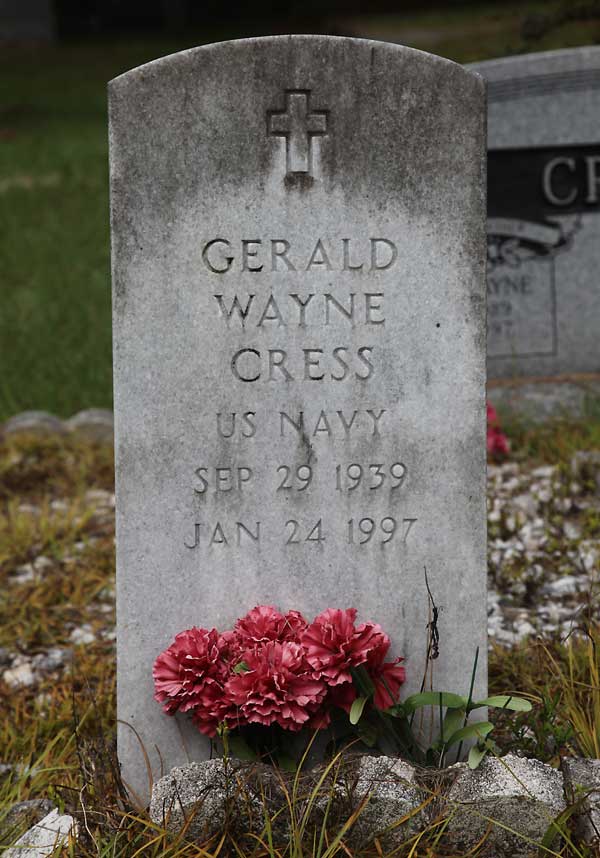 Gerald Wayne Cress Gravestone Photo