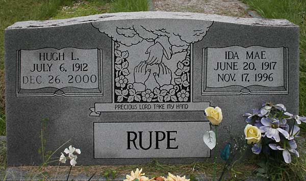 Hugh L. & Ida Mae Rupe Gravestone Photo