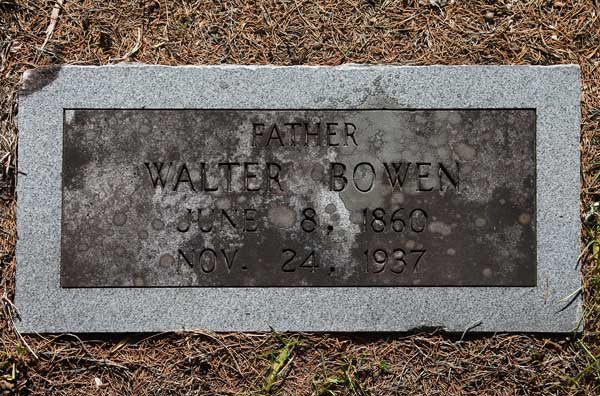 Walter Bowen Gravestone Photo