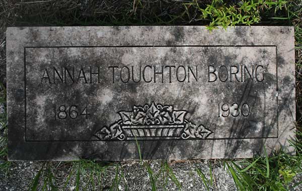 Annah Touchton Boring Gravestone Photo
