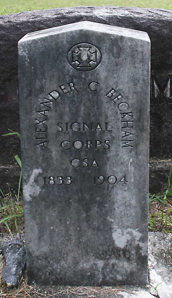 Alexander C. Beckham Gravestone Photo