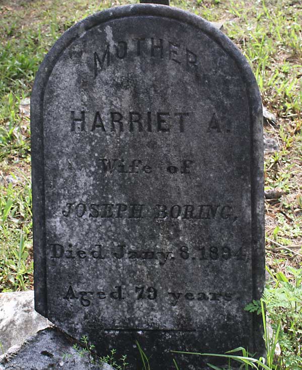 Harriet A. Boring Gravestone Photo