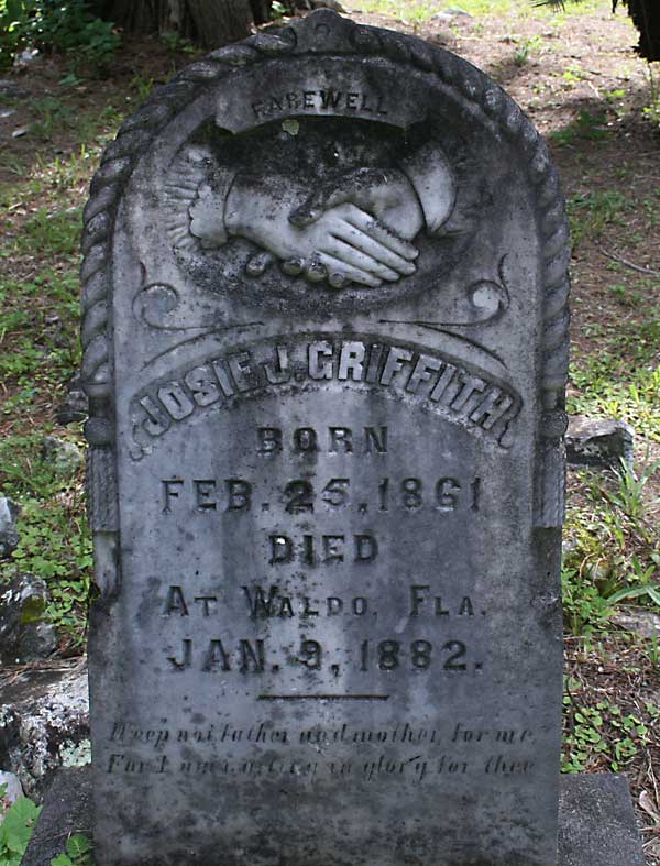 Josie J. Griffith Gravestone Photo
