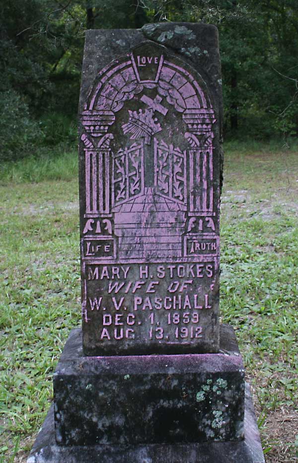 Mary H. Stokes Paschall Gravestone Photo