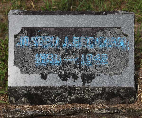 Joseph J. Beckham Gravestone Photo