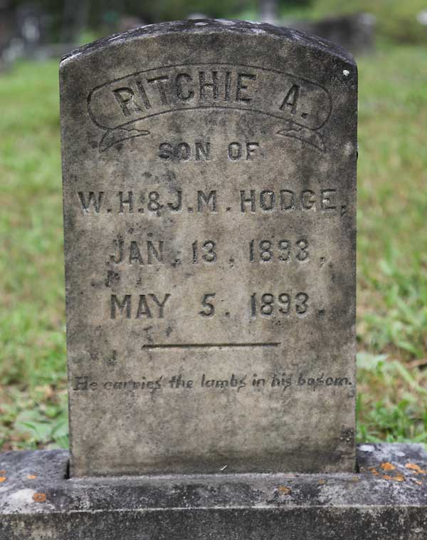 Ritchie A. Hodge Gravestone Photo