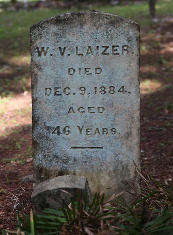 W.V. Laizer Gravestone Photo
