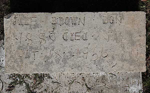 Jale Brown Gravestone Photo