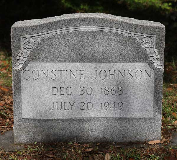 Constine Johnson Gravestone Photo