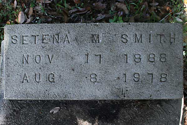 Setena M. Smith Gravestone Photo