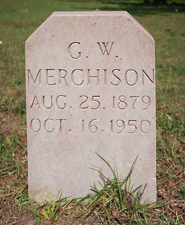 G. W. Merchison Gravestone Photo