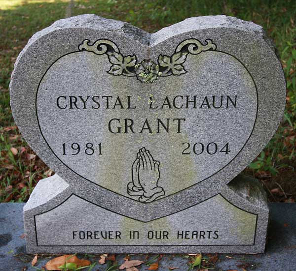 Crystal Lachuan Grant Gravestone Photo