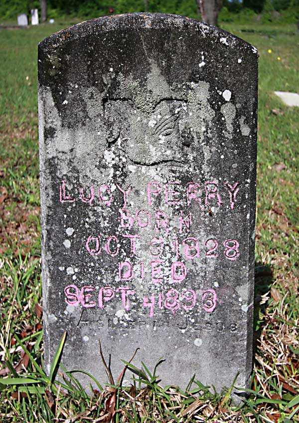 Lucy Perry Gravestone Photo