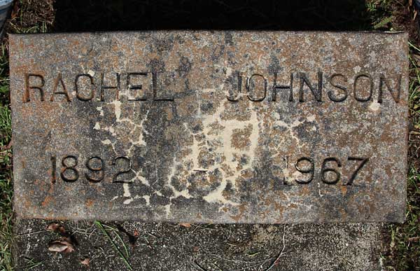 Rachel Johnson Gravestone Photo