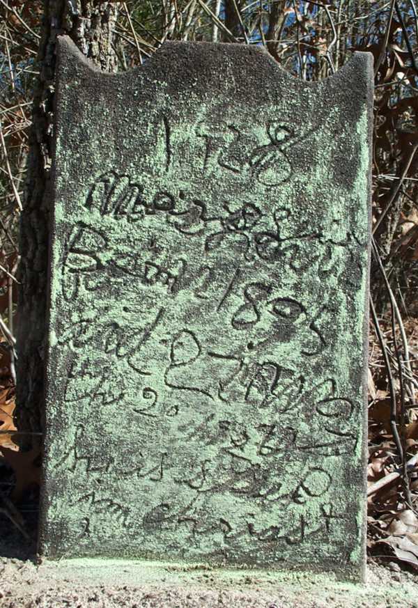  Unreadable Gravestone Photo