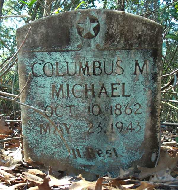 Columbus M. Michael Gravestone Photo