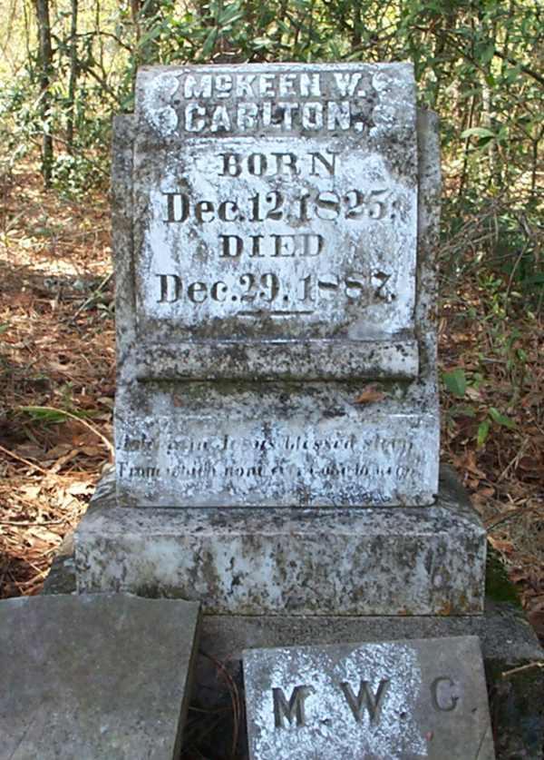 McKeen W. Carlton Gravestone Photo