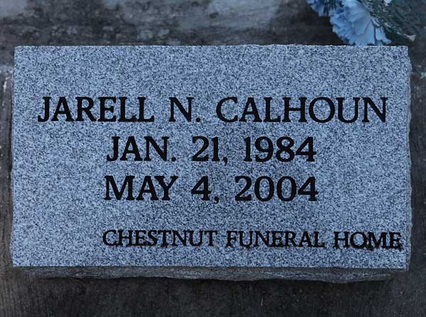 Jarrell N. Calhoun Gravestone Photo
